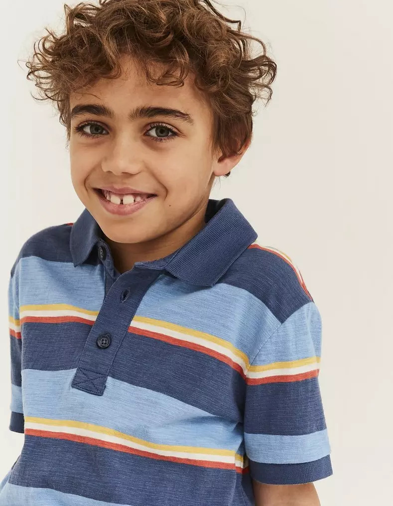 Polo T-Shirt and the School Uniform. Perfect Combination