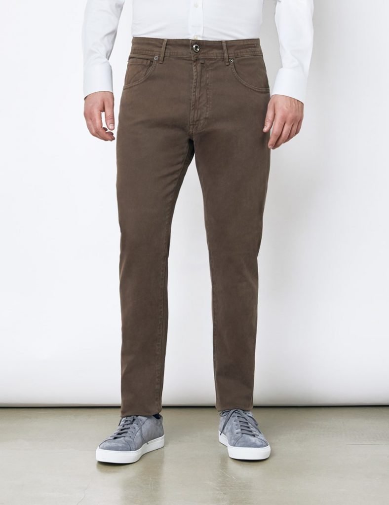 What Shirt Will Best Fit the Brown Trousers?