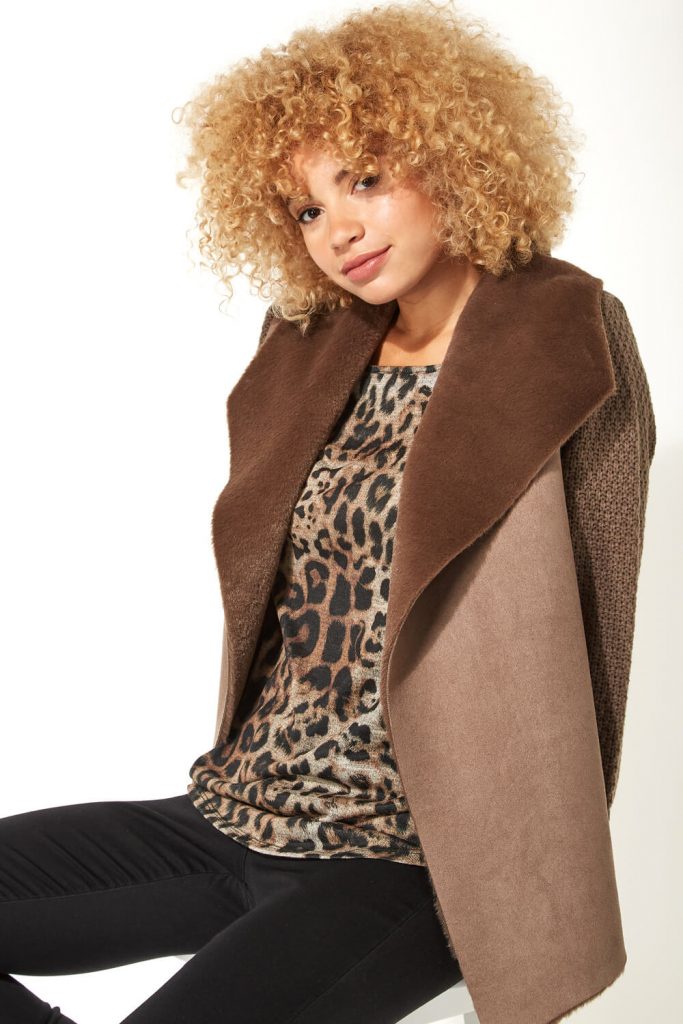Shearling Coatigan For Ladies. Stay Warm and Classy