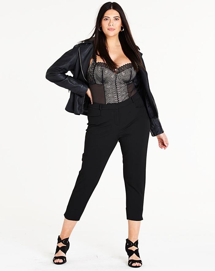 Sexy, Sophisticated, and Smokey. How to Style Textured Cigarette Plus-Size Trousers?